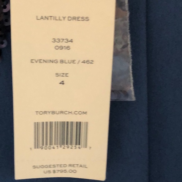 NWT Tory Burch Runway Sequin Pattern Mini Dress - Picture 14 of 15